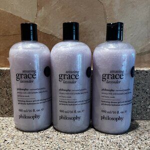 Philosophy 3 Amazing Grace Lavender Shower Gels!! NEW!